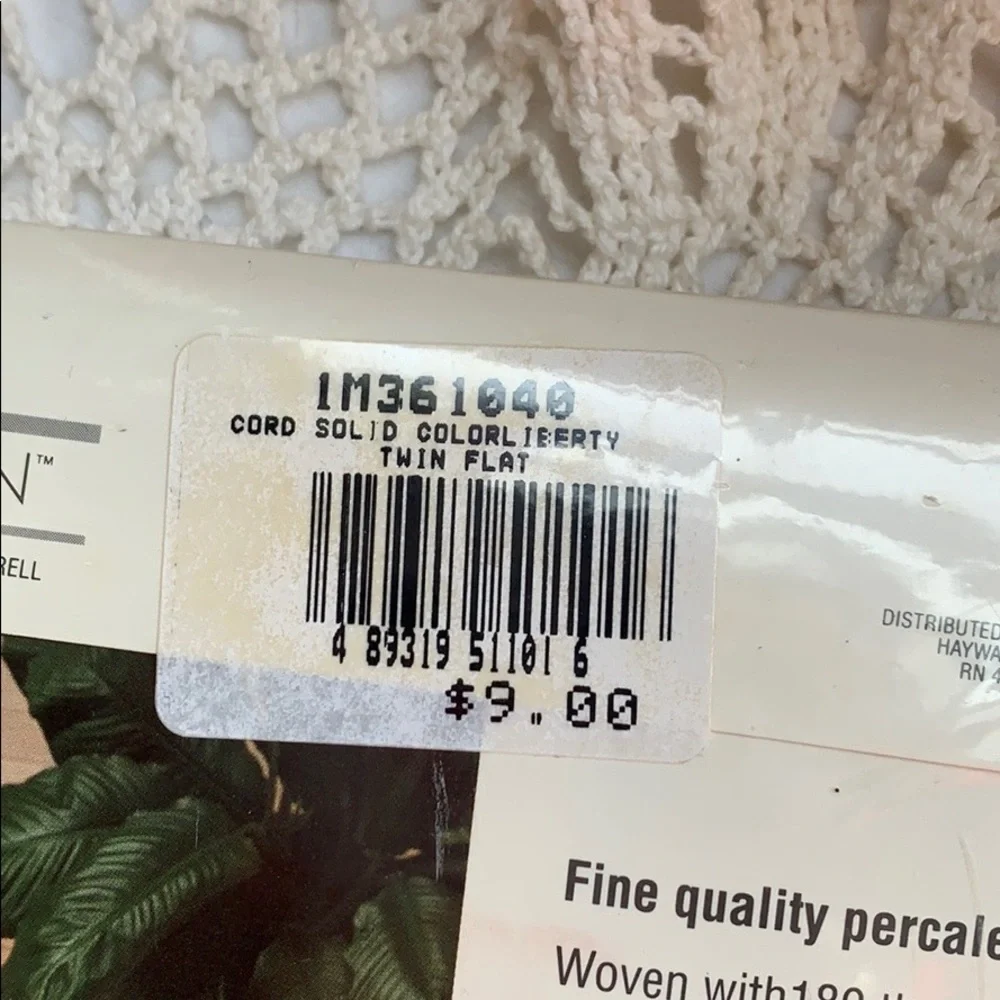Vintage Still Sealed Twin Flat Sheet